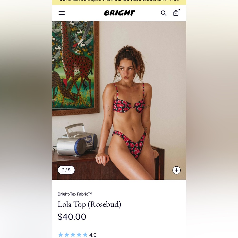 Bright Swimwear Bikini Set